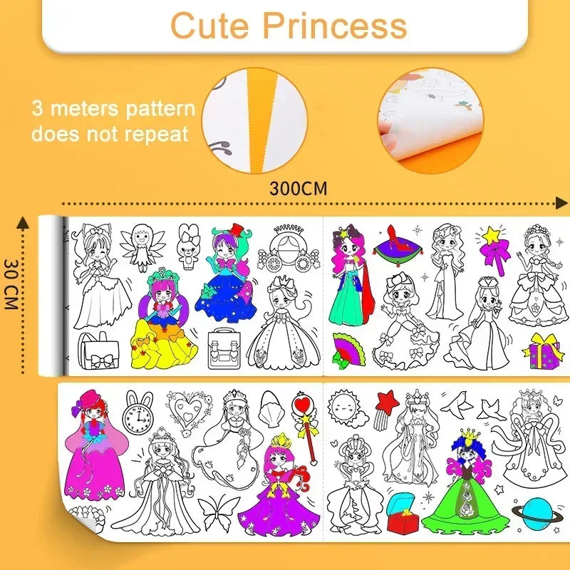 Graffiti Scroll | Oneindig Tekenplezier Voor Kinderen