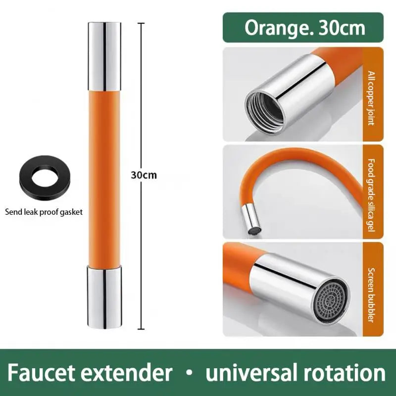 360° Flexibele Kraan Extender | Universele Verlengslang