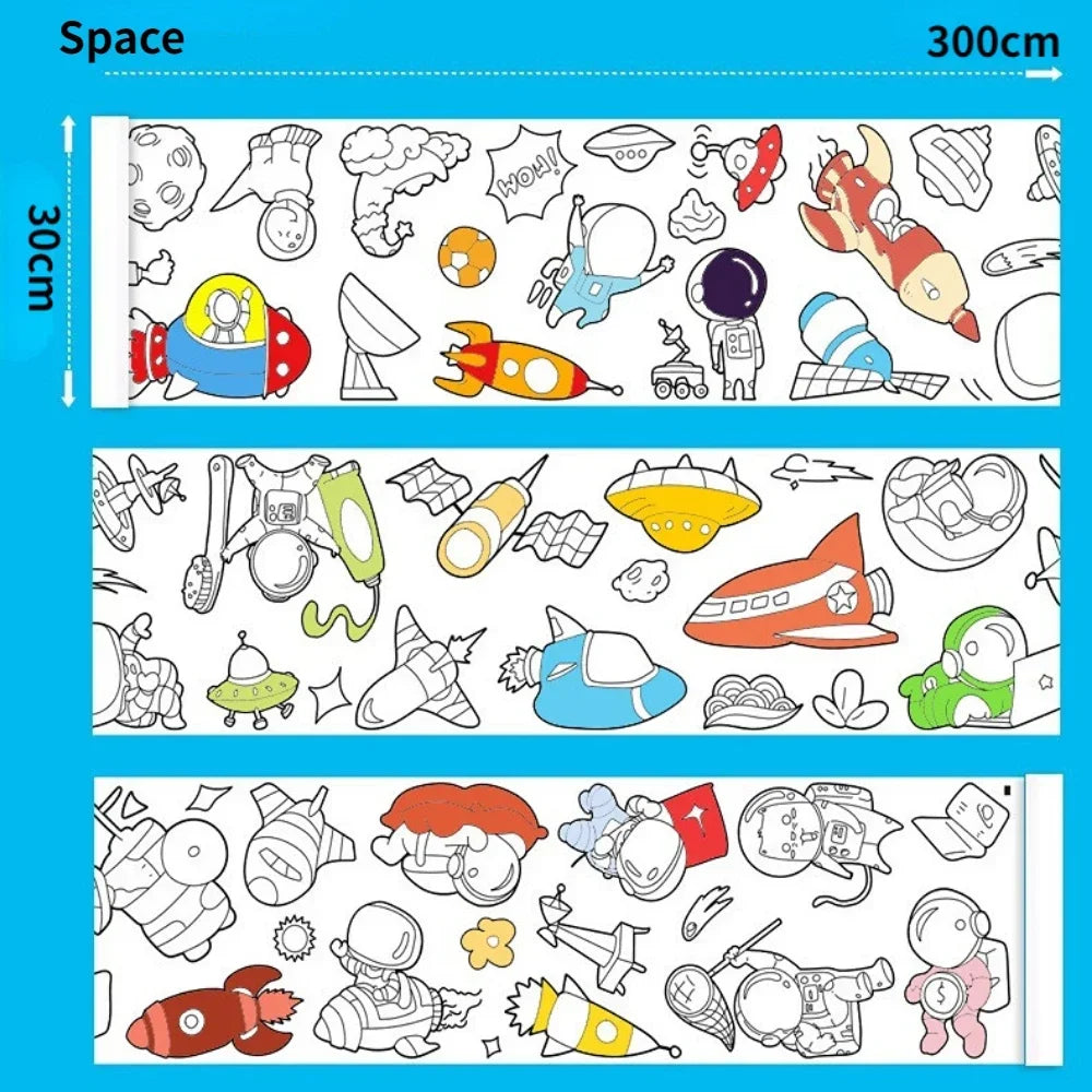 Graffiti Scroll | Oneindig Tekenplezier Voor Kinderen