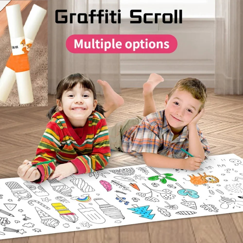 Graffiti Scroll | Oneindig Tekenplezier Voor Kinderen