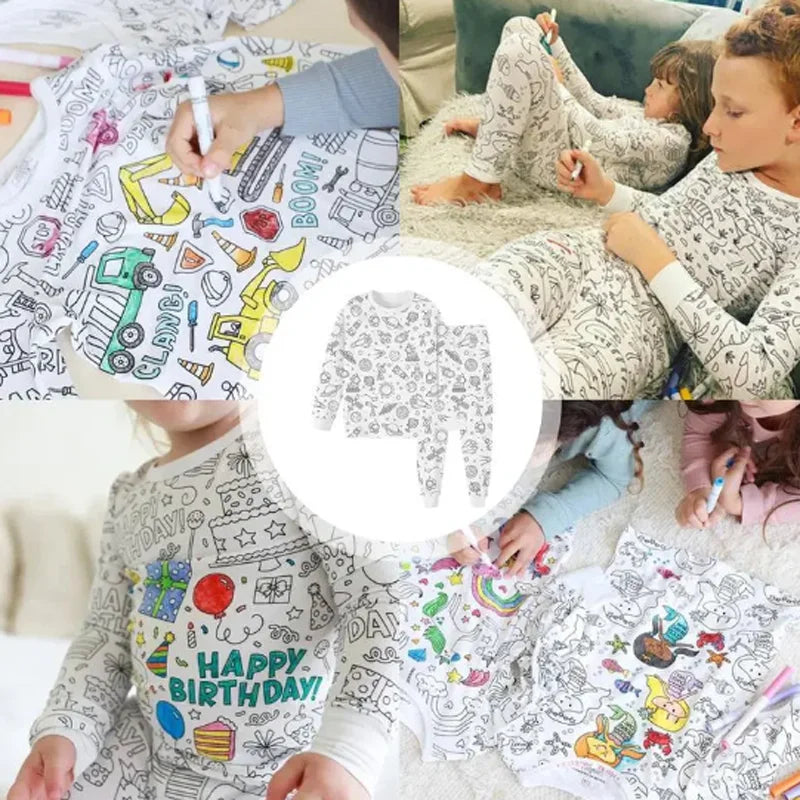 Kleur je Eigen Pyjama |Creatieve Pret voor Kinderen